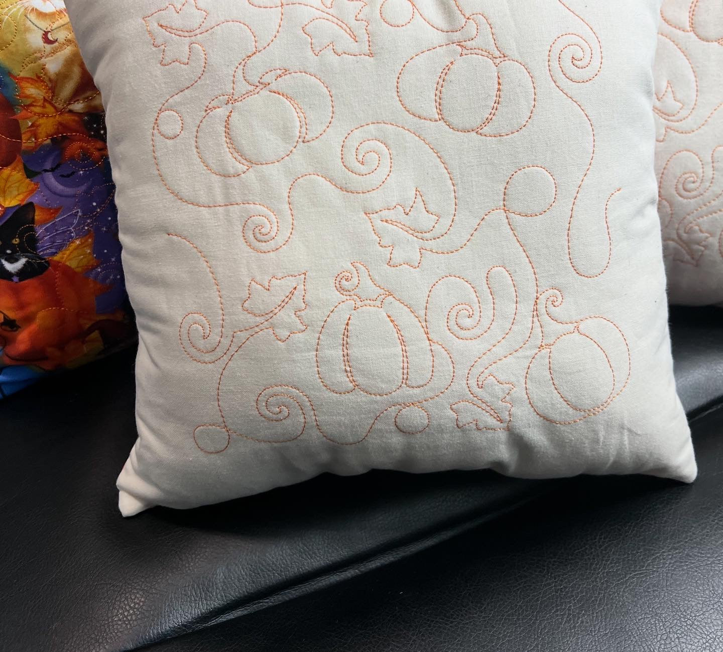 Autumn Whiskers Throw Pillow