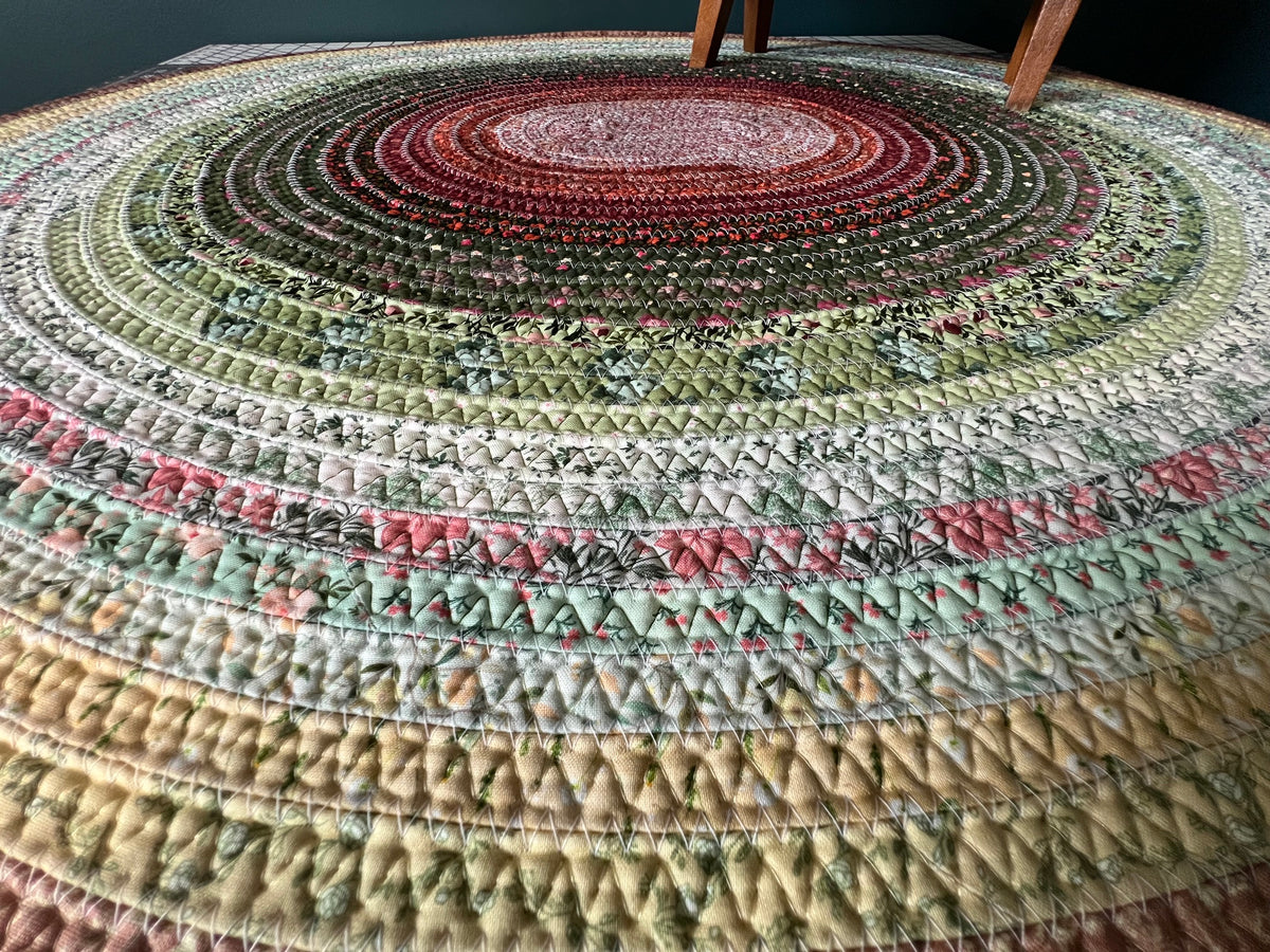 Cottage Blooms Jelly Roll Rug
