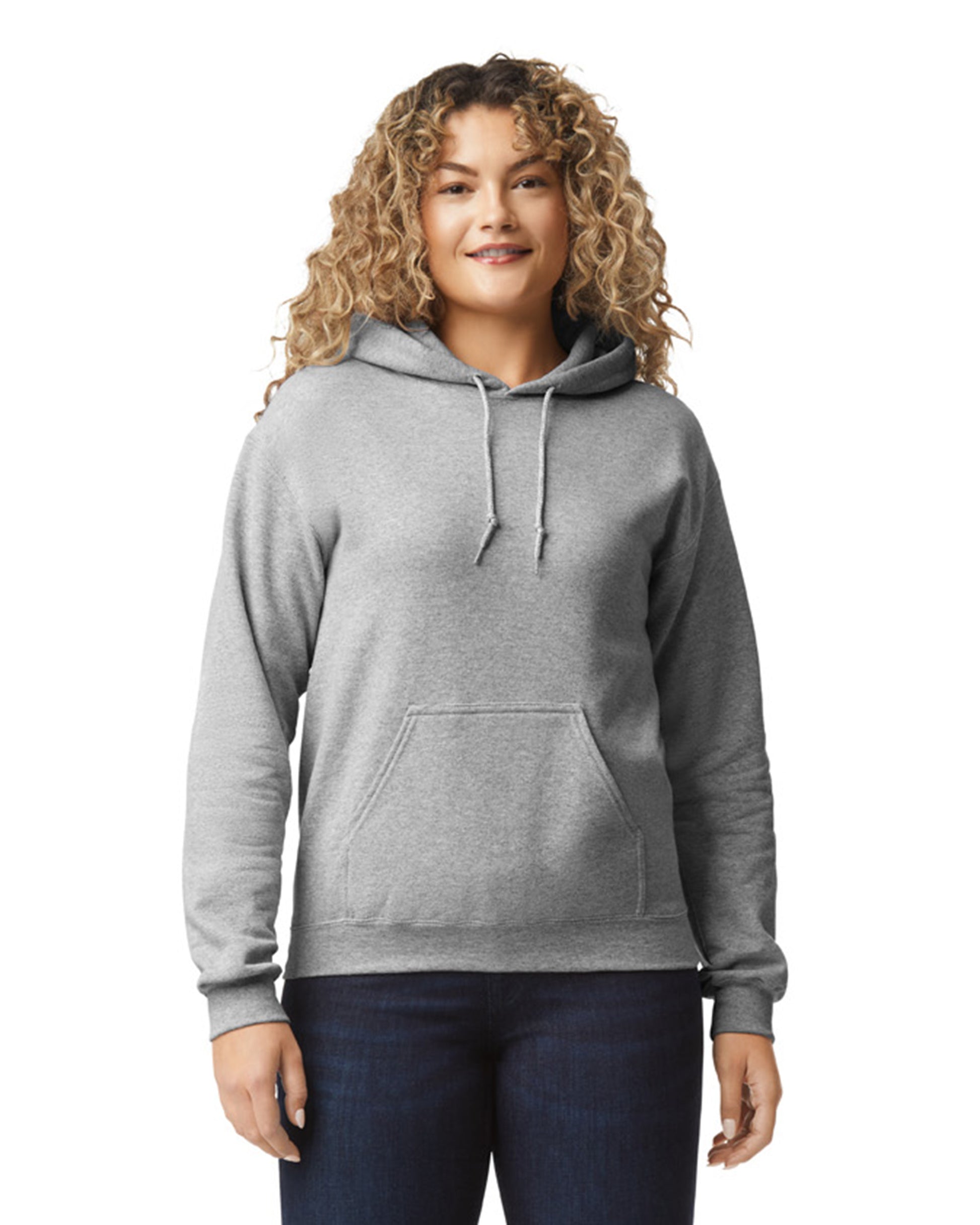 Custom Embroidered Hoodie - GildanElevate your casual wear with our Custom Embroidered Hoodie, featuring the Gildan Heavy Blend™ Hooded Sweatshirt - 18500. This premium sweatshirt offers a soft, cozy