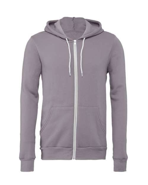 Custom Embroidered BELLA + CANVAS - Sponge Fleece Full-Zip HoodiePrice includes Embroidered Logo
Description
Item #: 80406

8 oz./yd (US), 13.4 oz/L yd (CA) 52/48 Airlume combed and ring-spun cotton/polyester,32 singles
Athletic H