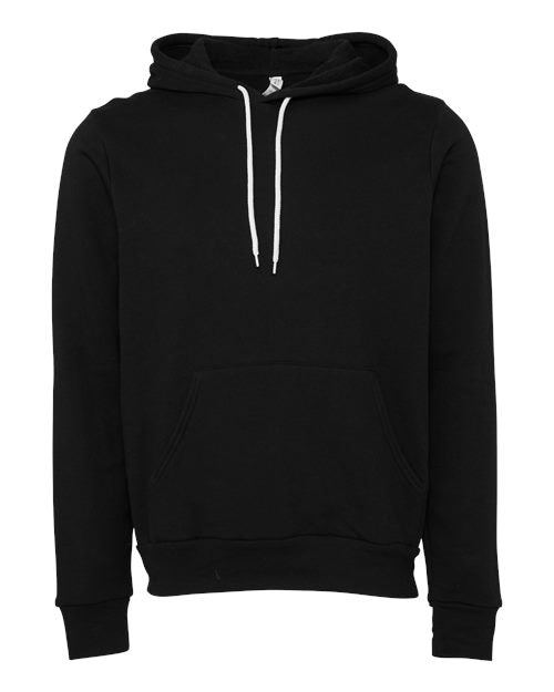 Custom Embroidered BELLA + CANVAS - Sponge Fleece HoodiePrice includes Embroidered Logo
Description


8 oz./yd (US) 13.4 oz./L yd (CA), 52/48Airlumecombed and ring-spun cotton/polyester, 32 singles
Athletic Heather is 90/