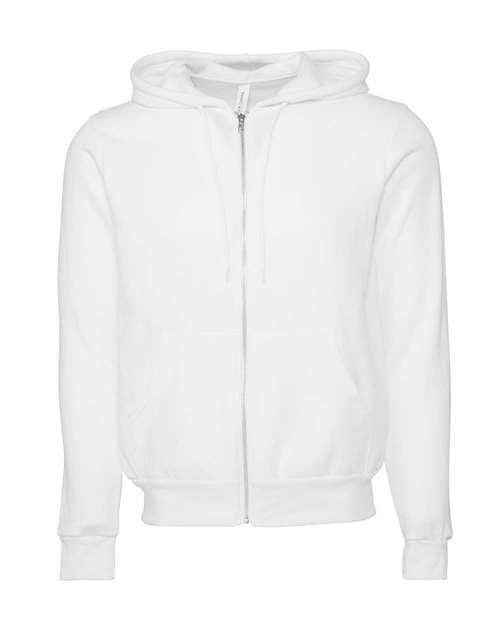 Custom Embroidered BELLA + CANVAS - Sponge Fleece Full-Zip HoodiePrice includes Embroidered Logo
Description
Item #: 80406

8 oz./yd (US), 13.4 oz/L yd (CA) 52/48 Airlume combed and ring-spun cotton/polyester,32 singles
Athletic H