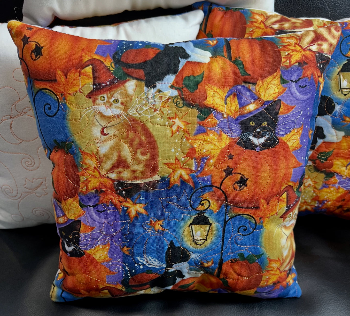Autumn Whiskers Throw Pillow