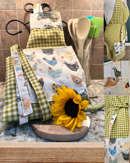 Spring Chicken Apron