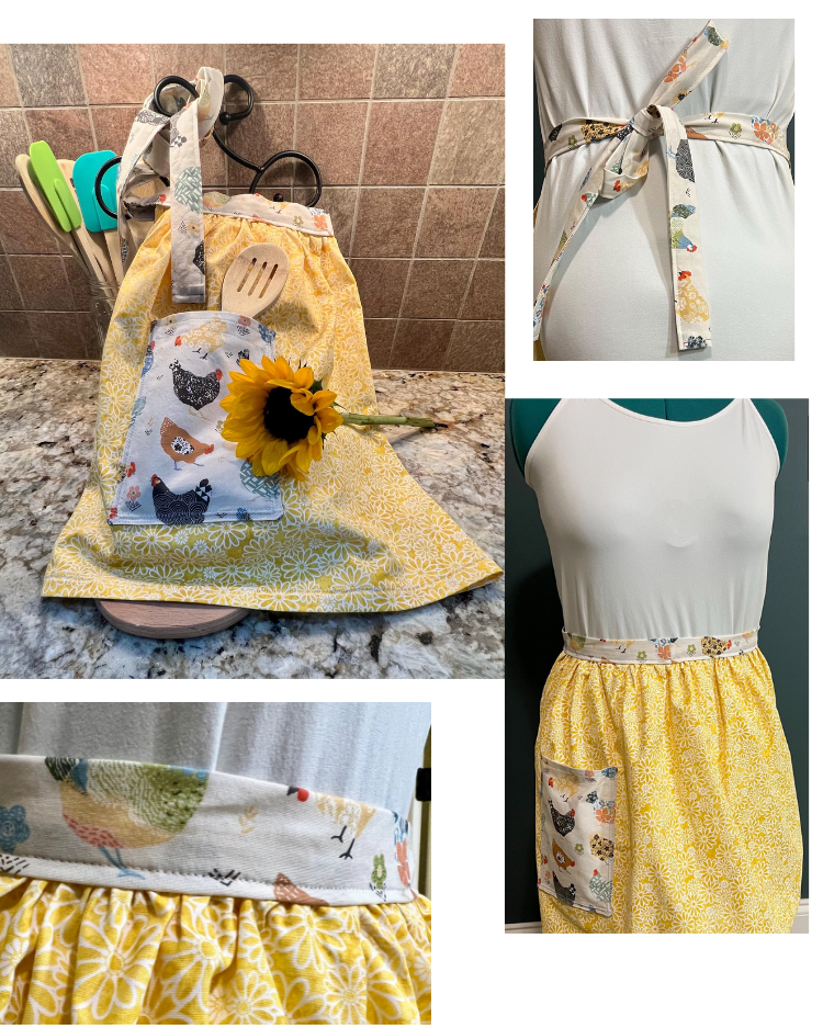 Spring Chicken Apron