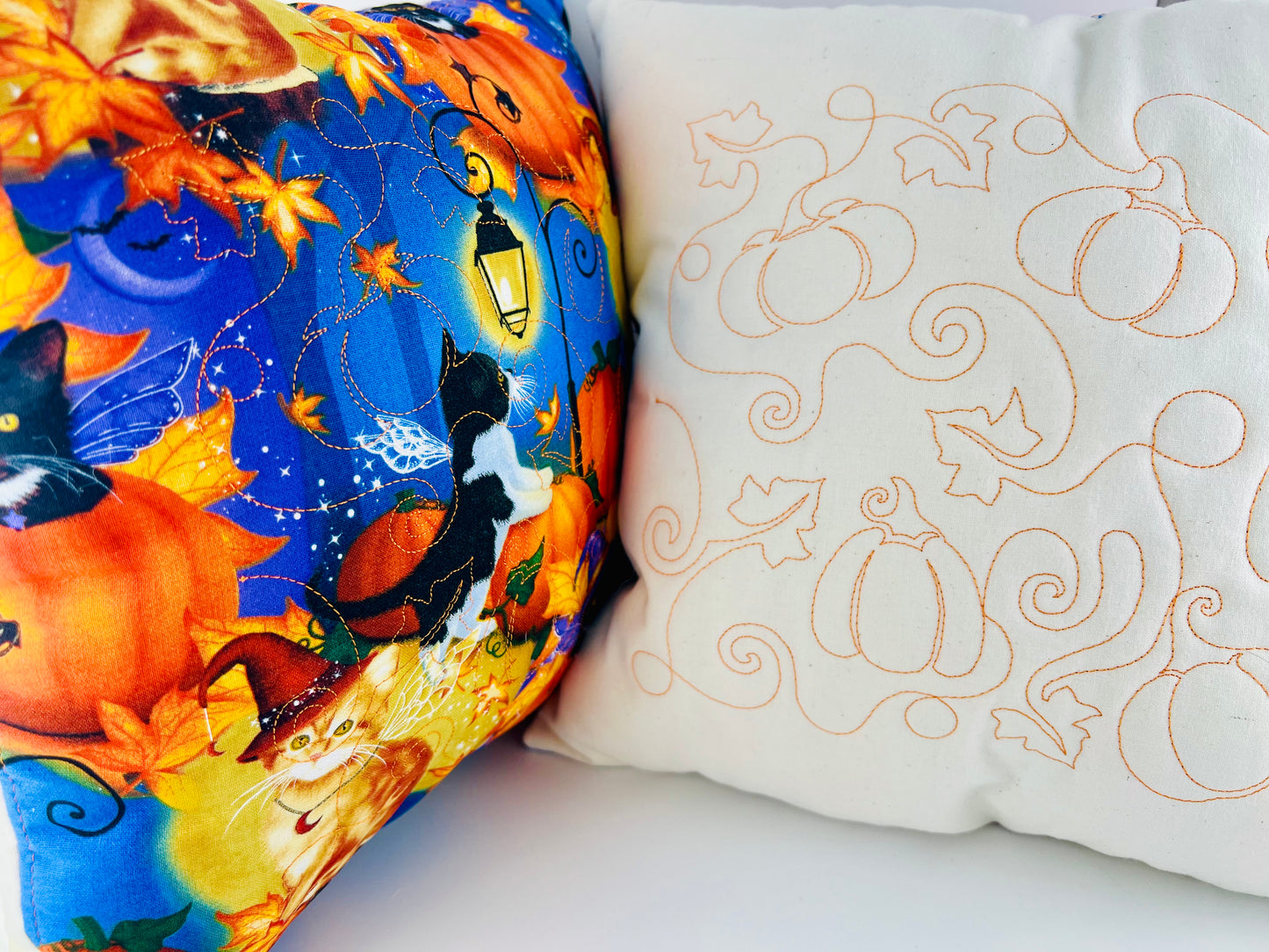 Autumn Whiskers Throw Pillow