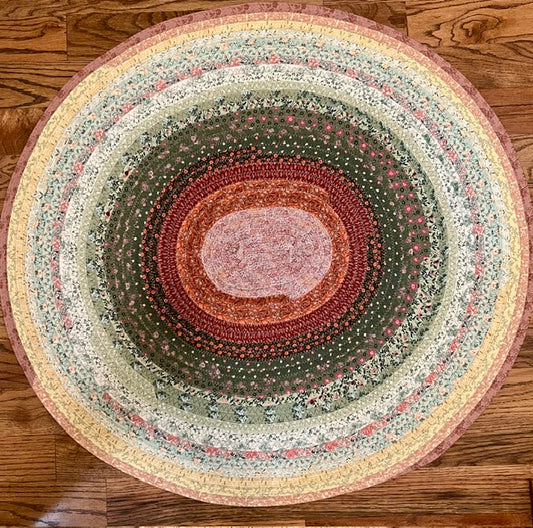 Cottage Blooms Jelly Roll Rug