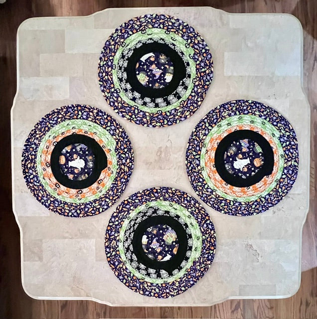 Glow in the Dark Halloween Placemats
