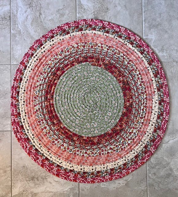 Orange Boho Accent Rug