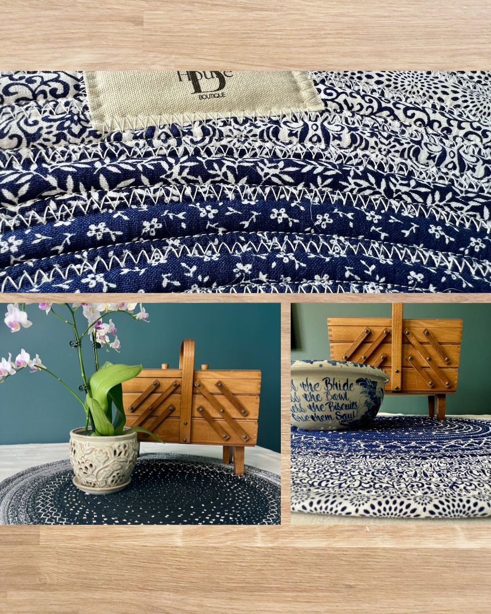 Elegant Swirl Mini Jelly Roll Rug