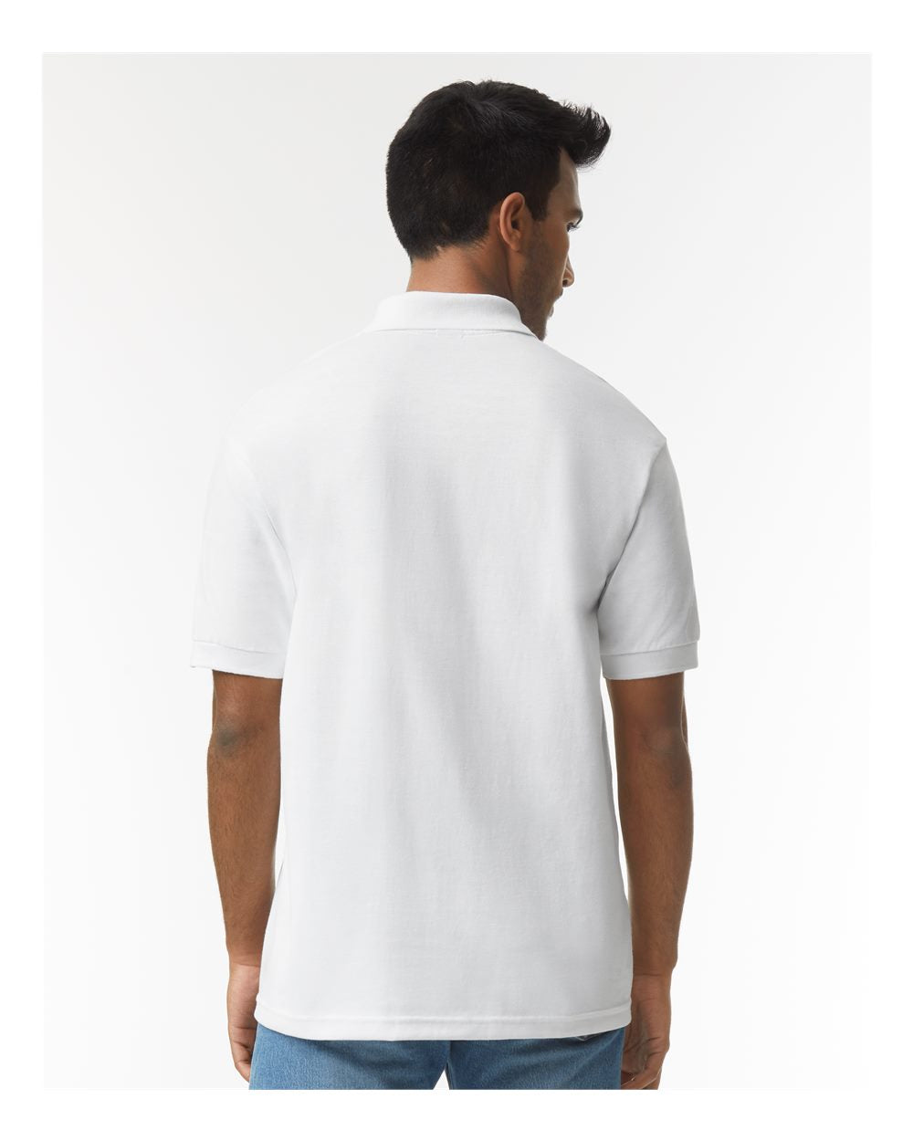 Custom Embroidered Gildan - DryBlend® Jersey Polo"Experience the ultimate comfort and style with our Custom Embroidered Gildan Dryblend Jersey Polo! Made from premium DryBlend fabric, this polo not only keeps you c